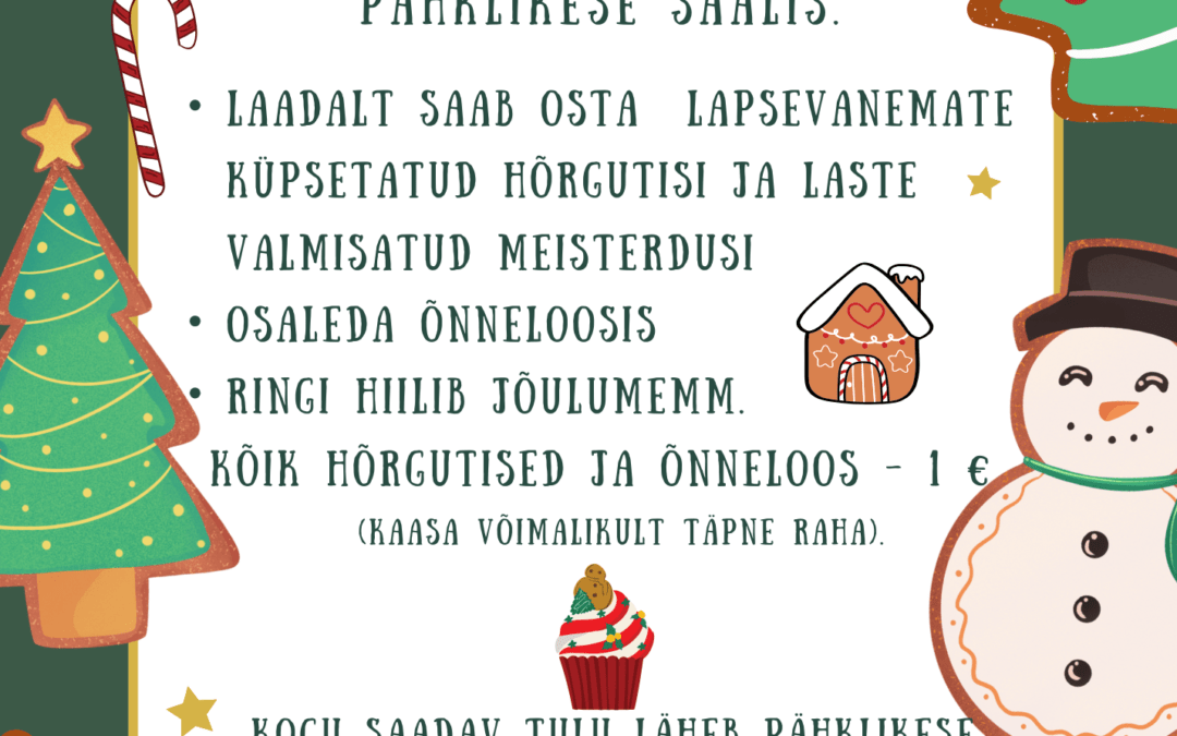 Pähklikese jõulueelne laat